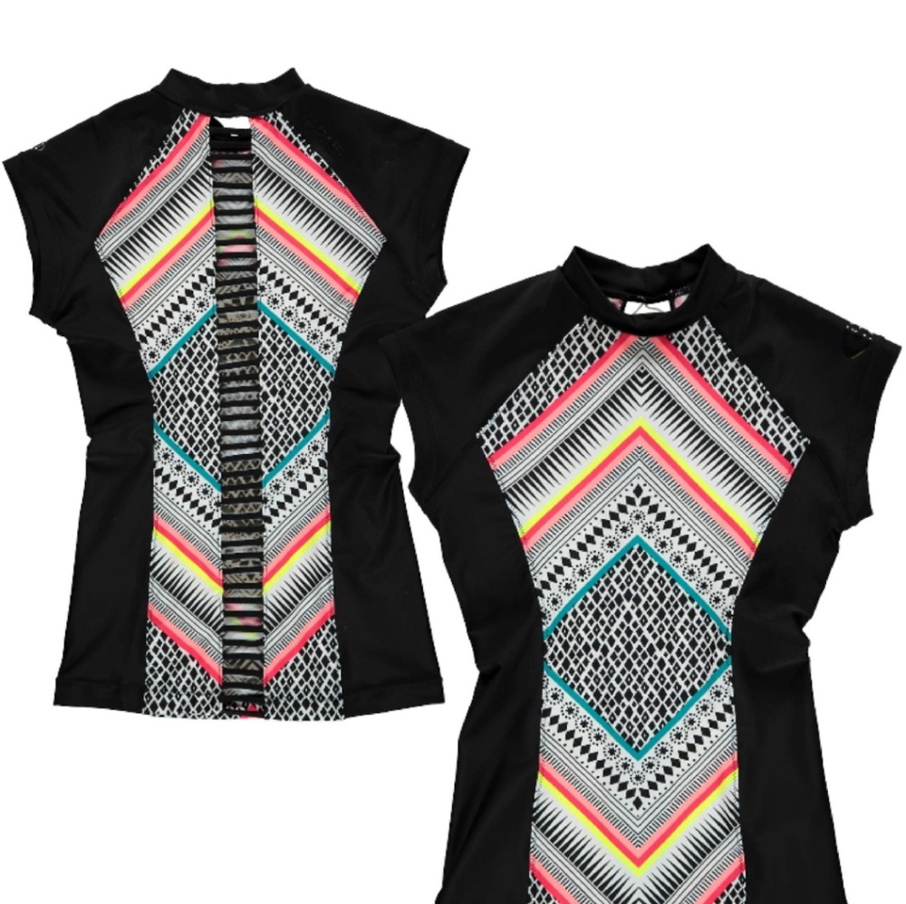 Rip Curl Black Mystic Tribal Rashguard XL